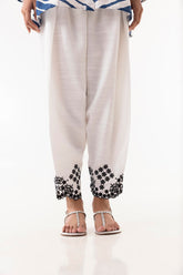 Stitched Jacquard Shalwar